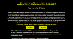 Desktop Screenshot of just4djs.com